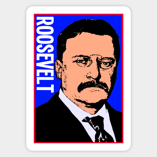 THEODORE ROOSEVELT-COLOR Sticker by truthtopower